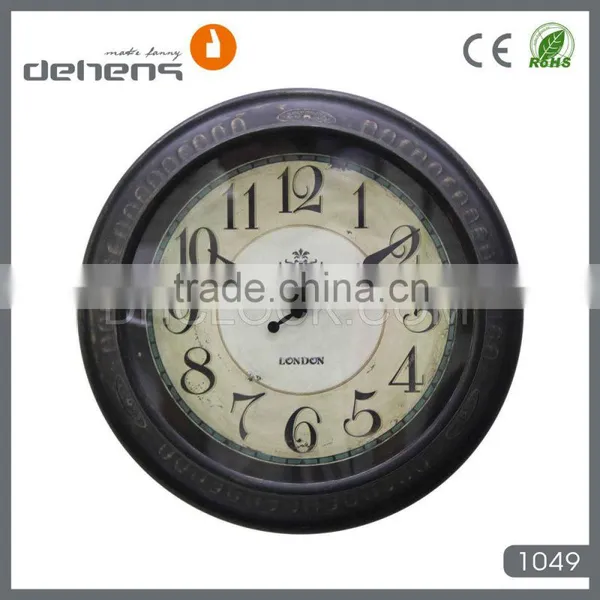DEHENG Archaistic Metal Wall Clock in 14'' photo-3