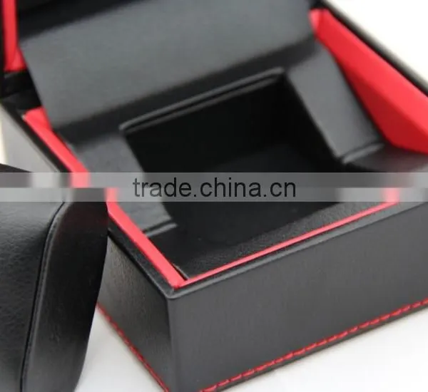 Luxury Black Leather Watch Box for Men photo-3