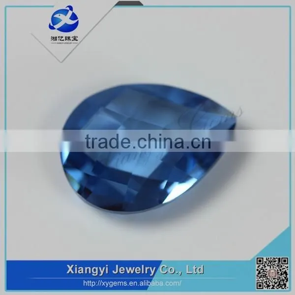 China Good Quality Turtle Cut Pear Shape Spinel Bead Gemstone for Silver Jewelry photo-2