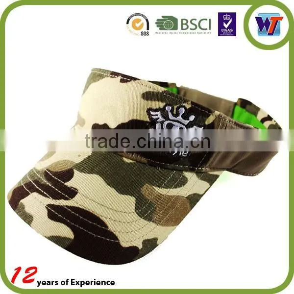 2015 New Fashion Camouflage Military Custom Cap Cotton Sun Visor Hat photo-5