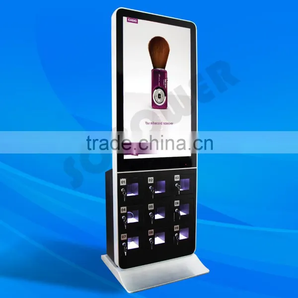 9 Compartment Steel Locker Charging po