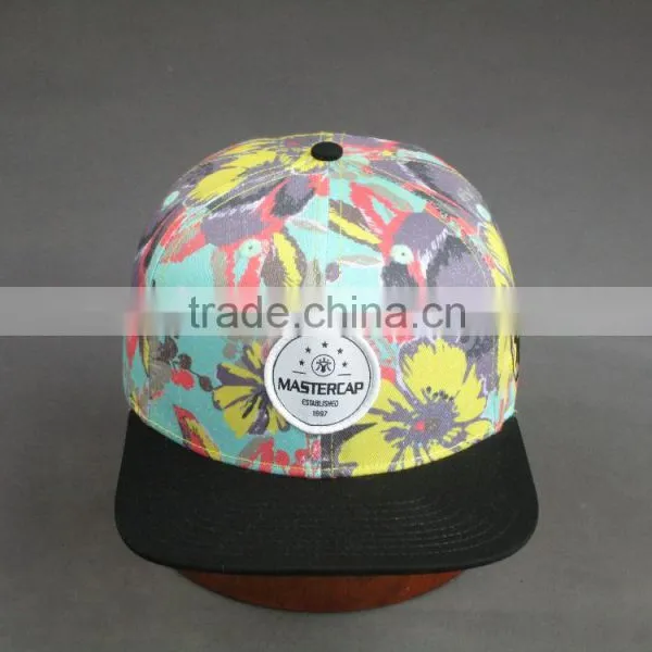 Customer High Quality 6- Panel Snapback Hat With Woven Lable photo-2