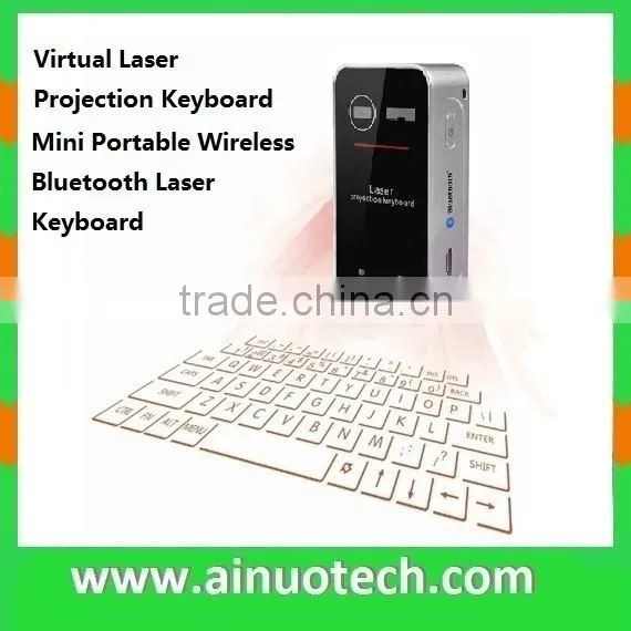 2015 Hot Sell Projection Virtual Wireless Mouse and Keyboard Bluetooth Laser Keyboard for Iphone and Android Phone photo-4