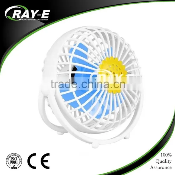 2016 New Type Plastic Adjustable Angle Desk Windmill Mini USB Portable Fan