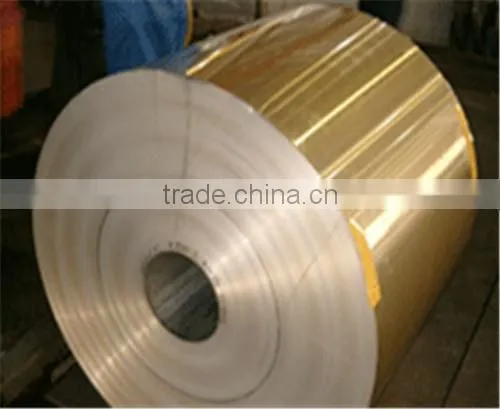 8006 Temper O Golden and Blue Coloured Hydrophilic Aluminum Foil photo-2