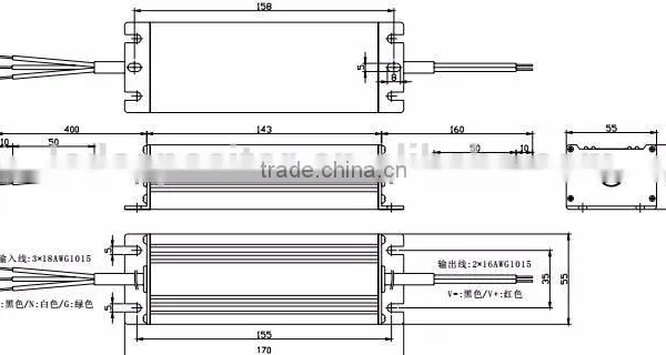 Factory Price Isolated Waterproof Dimmable Led Lighting Driver photo-4