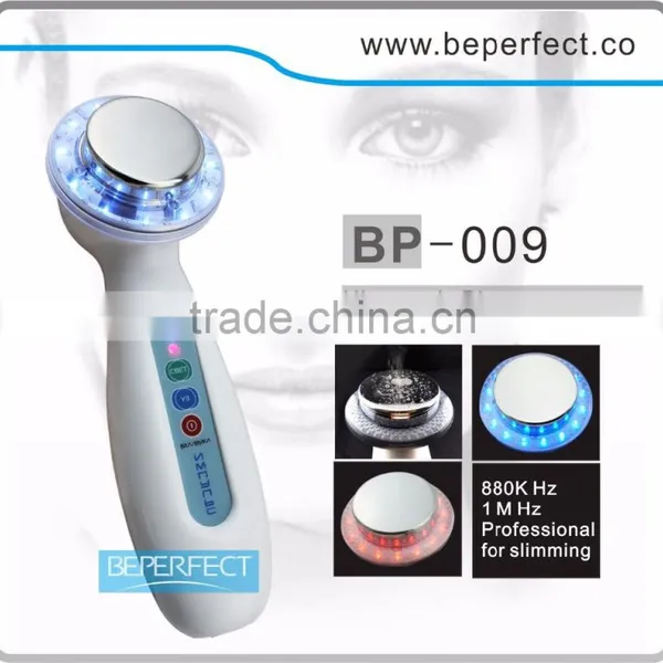 BP-009 Portable 1mhz Ultrasonic Red Light Therapy for Skin Beauty Device photo-2