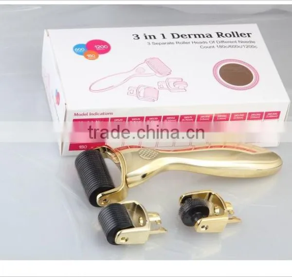 2015 Hottest Type 180+600+1200 Needle 3 in 1 Dermaroller Therapy System photo-5