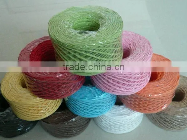 Craft Paper Rope for Making Bags Hats and Flower Arrangement photo-2