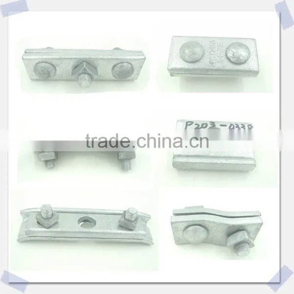 Pole Line Hardware Messenger & Telecommunications Hardware Clamps Messenger Suspension Steel Guy Clamps photo-4