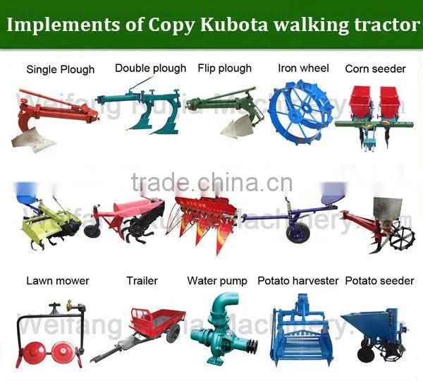 China Tractor Implements for Sale! Diesle Walking Tractors With Different Types Farm Implements for Sale ! photo-3
