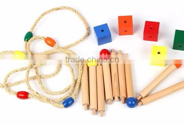 Early Childhood Education Baby Toy Hand and Eye Coordination Montessori Throwing Circle photo-4