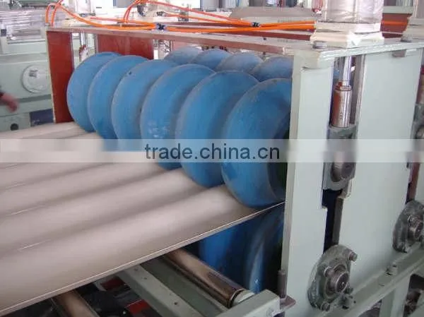 pvc wave tile haul-off machine