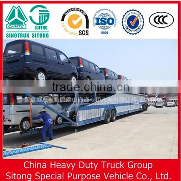 3 Axle Car Transport Semi Trailer and Truck for 6-10 Cars photo-6