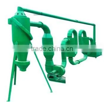 Industrial Rotary Drum Dryer 9.5' x 48', Set up for Drying Sawdust