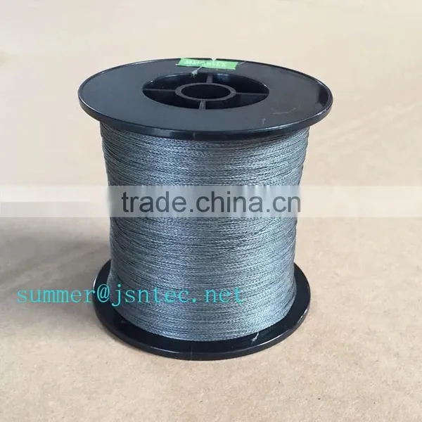 Dark Gray 100% Super Polyethylene PE Braided Fishing Line photo-2