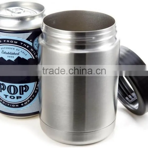 Double Wall Vacuum Stainless Steel Beverage Can Insulator for 12 Ounce Can photo-5