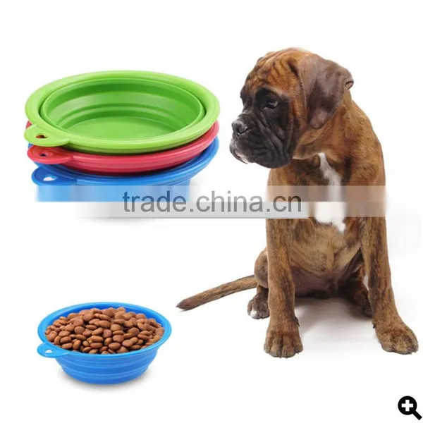 Wholesale Collapsible Supreme Dog Bowl Silicone Folding Dog Bowls photo-2