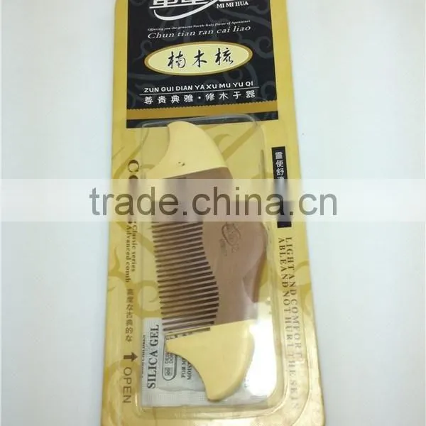 100% Nature Nanmu Wooden Combs 12.5*5 photo-2