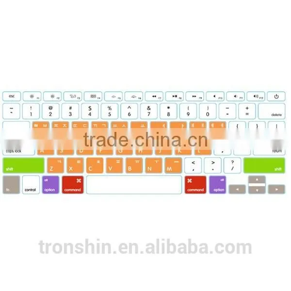 Factory Price Wholesale Injection Molding Waterproof Silicone Keyboard Cover for Macbook Air photo-4