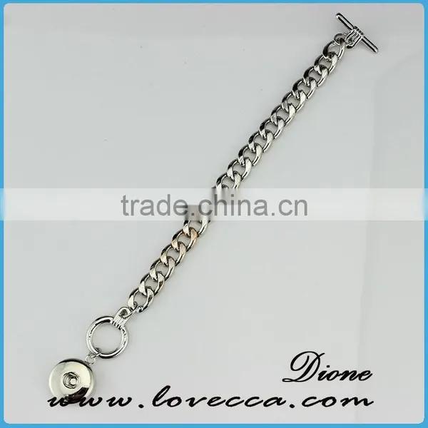 Hotsale Bracelet Fashion Interchangeable Charms Diy Snap Button Bracelet Jewelry photo-2
