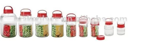 Large Glass Jar With Handle Glass Storage Jar photo-3
