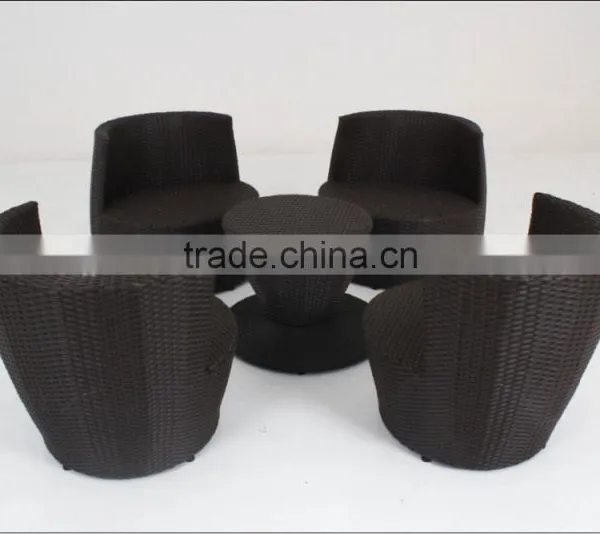 Garden Rattan Table and Chair photo-6