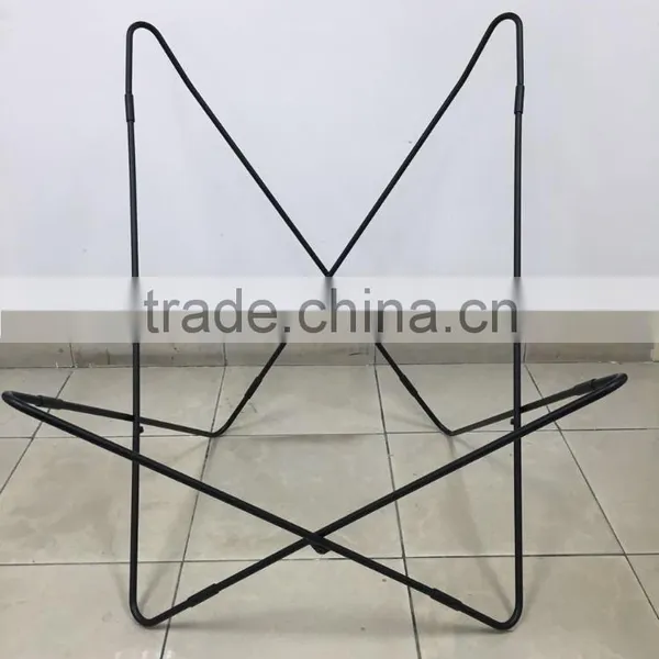 Royal Manufacturer Black Unfinished Butterfly Chair Frames With Real Leather photo-2