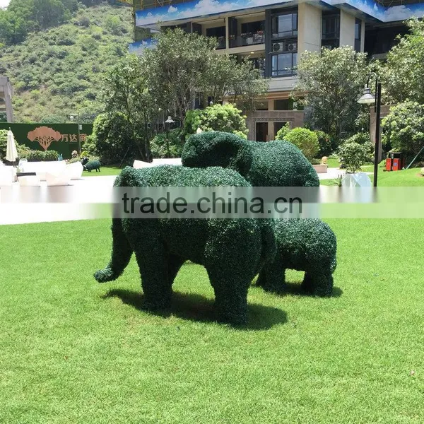 Green Grass Elephant Statue photo-6
