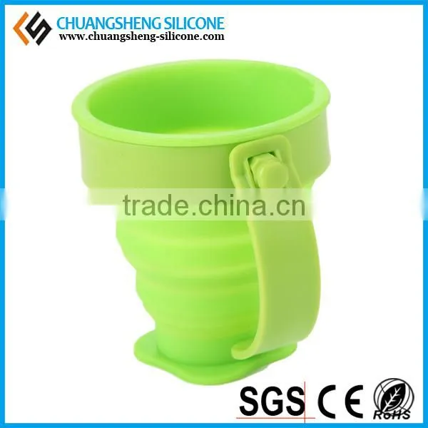 2016 New Fashion Portable Cups, Foldable Bathroom Silicone Cup, Folding Cup photo-2