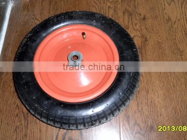 Size 13x3 Wheel Top Quality Rubber Wheel With Steel Rim 13*3 photo-6