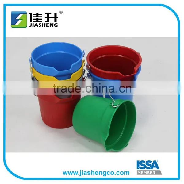 Plastic Cleaning Bucket With Spout and Metal Handle photo-3