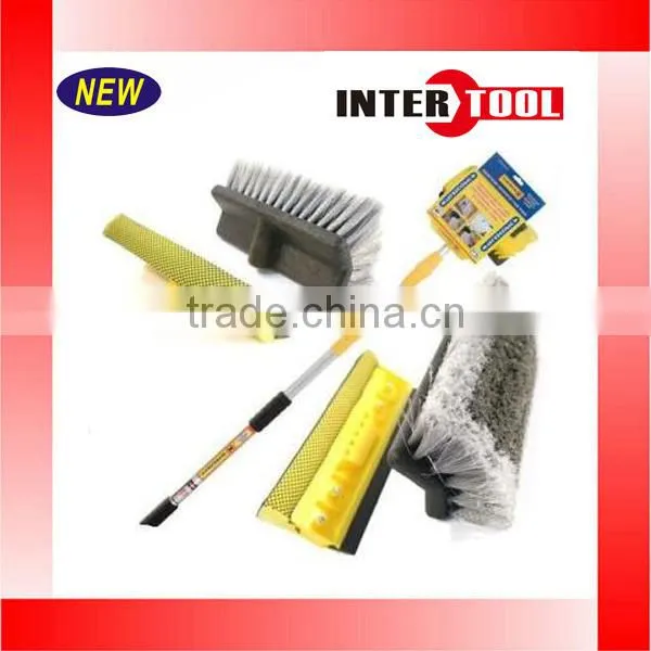 3M 9Ft Extendable Aluminum Telescopic Water Fed Window Car Van Wash Brush photo-4