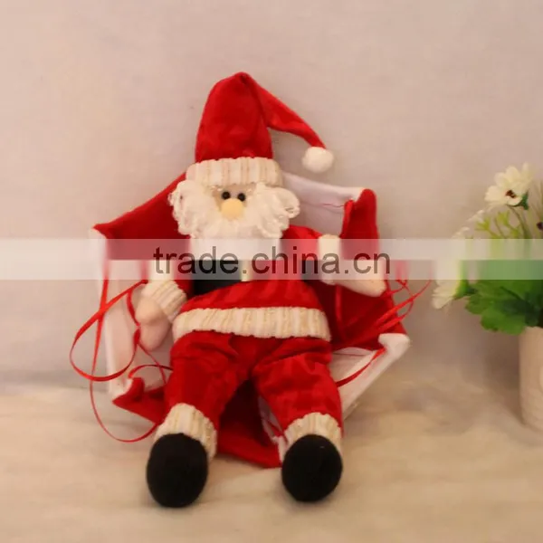 Santa Claus Snowman In Parachute Christmas Tree Hanging Ornament Xmas Decoration photo-3