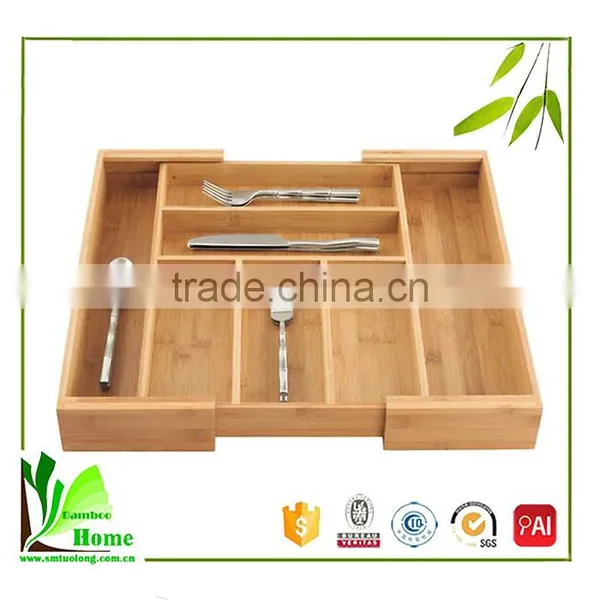 Customized High Quality Wooden Cutlery Tray photo-2