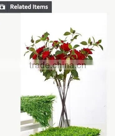 High Quality Artificial Flowers Amaryllis 3 Flowers--1bud for Party photo-4