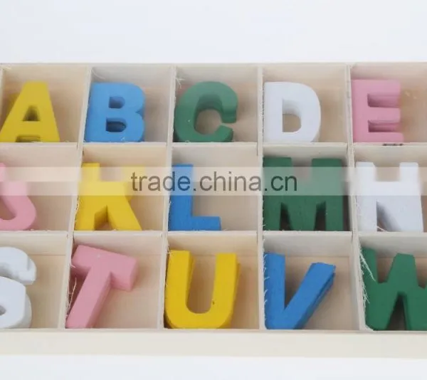 Plywood English Alphabet For Children Jigsaw Puzzle Learning Toy photo-2