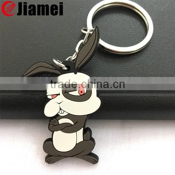 Fashional Wholesale Custom Rubber Silicone Keychain photo-2