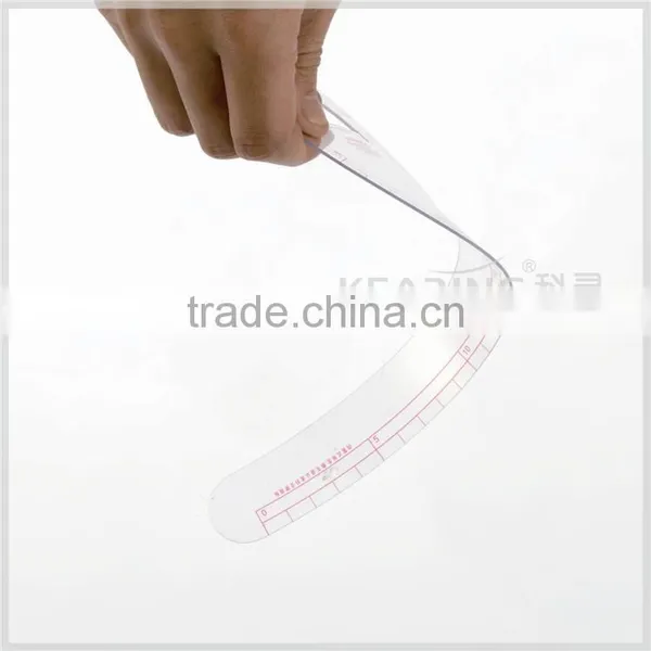 Kearing 45cm a Flexible Ruler,plastic Garment Curve Ruler,transparent Ruler #6045 photo-2