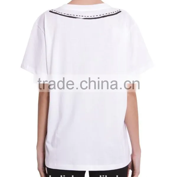 Personalized Women Ribbed Crew Neck Creat Your Own t Shirt photo-3
