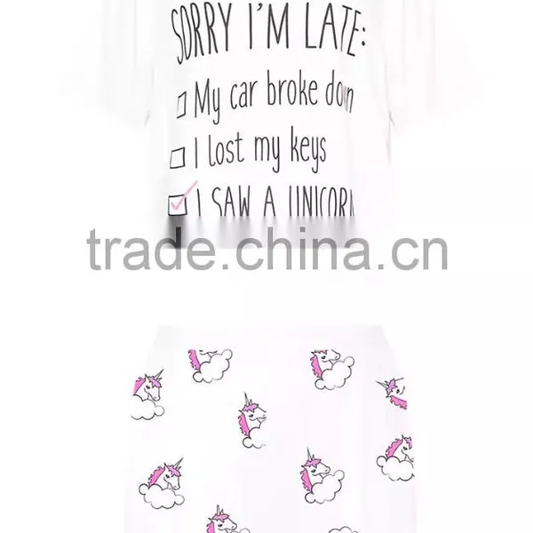 Women Summer Sleepwear Wholesale Custom Design Short Pajamas Baggy Soft Pyjama Set With Private Brand photo-3