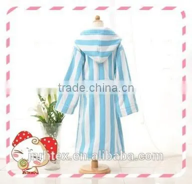 Kids and Baby Products Cotton Velour Cloth Stripe Bathrobes Wholesale photo-4