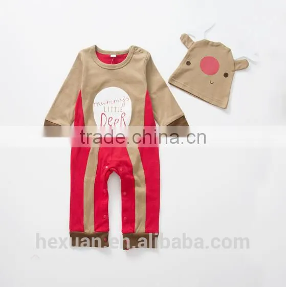 Boy Rompers 2017 Best Sale Long Sleeve Stripe Style Cotton Baby Clothes photo-2