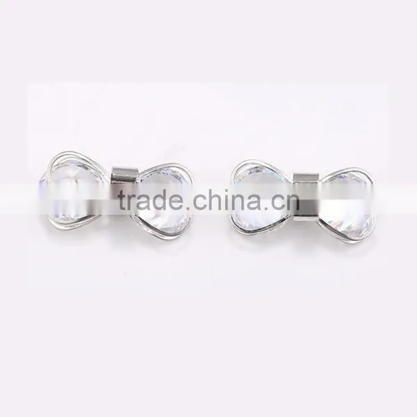 Rhineston Buckle for Belts Shoelaces Crystal - Crystal Bead Rubber Ties Elastic - Rhinestone Buckles for Chair Sash photo-2
