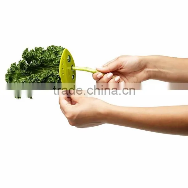 Rosemary Thyme Loose Leaf Herb Stripper Kale, Chard, Collard Green Herb Stripper Looseleaf Kitchen Gadgets Vegetable Tool KC1586 photo-5