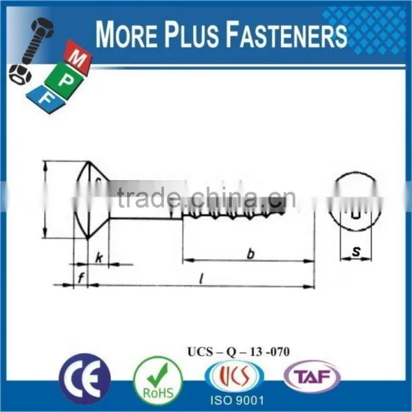 Made in Taiwan Metric Pozi Stainless Steel Zinc Plated Countersunk Wood Screw photo-2