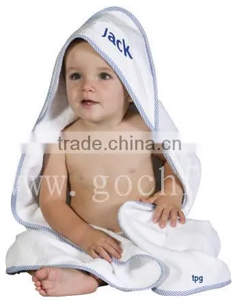 100% Cotton Ultra Soft Babies Hooded Towels photo-2