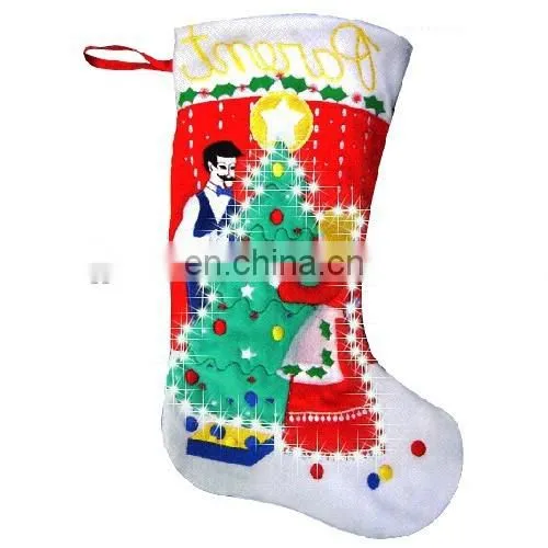 Wholesale Plush Christmas Stocking for Wall Hanging photo-4