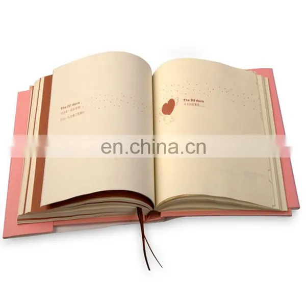 2018 New Design Pink Love Stay Diary Book Printing/custom Creative Diary Notebook for Girl photo-2