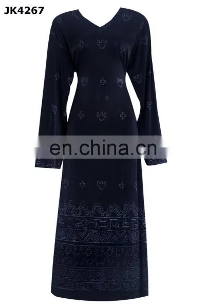 Lycra(Stretchable) Burkha With Printed Work for Attractive Look / Latest Printed Burkha for Daily Purpose photo-2